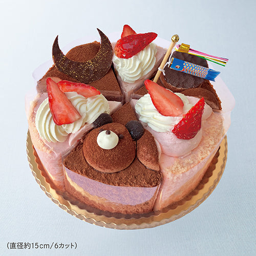 とろけるダブル ～生チョコ＆イチゴ～ 直径約15cm / 6カット（店舗受け取り） – もりもと法人会員様専用 WEB注文ページ